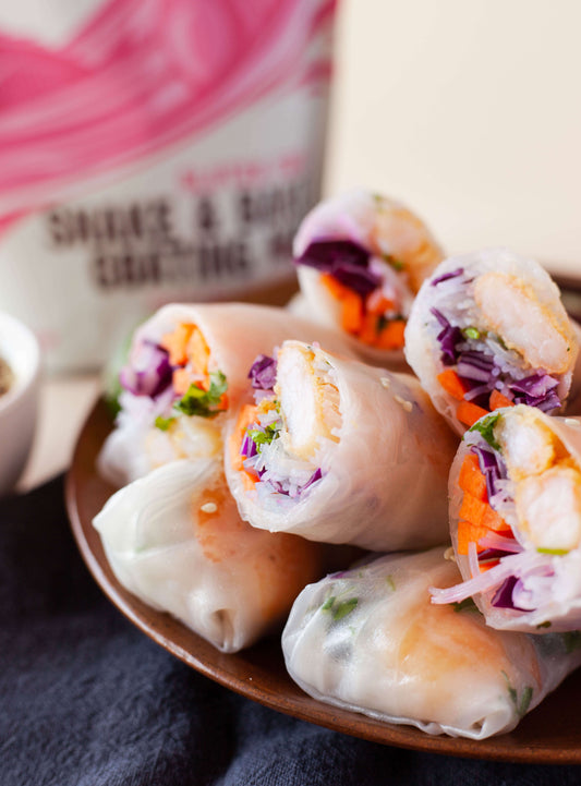 Prawn & Pineapple Rice Paper Rolls