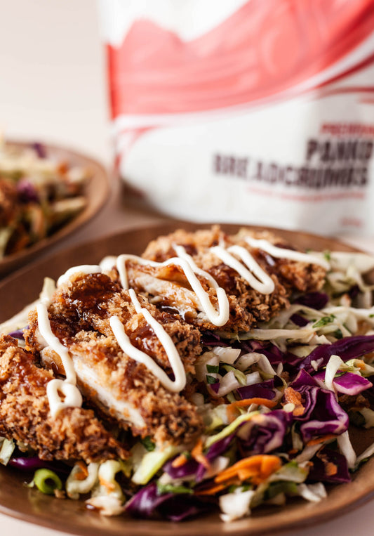 Chicken Katsu with Refreshing Slaw