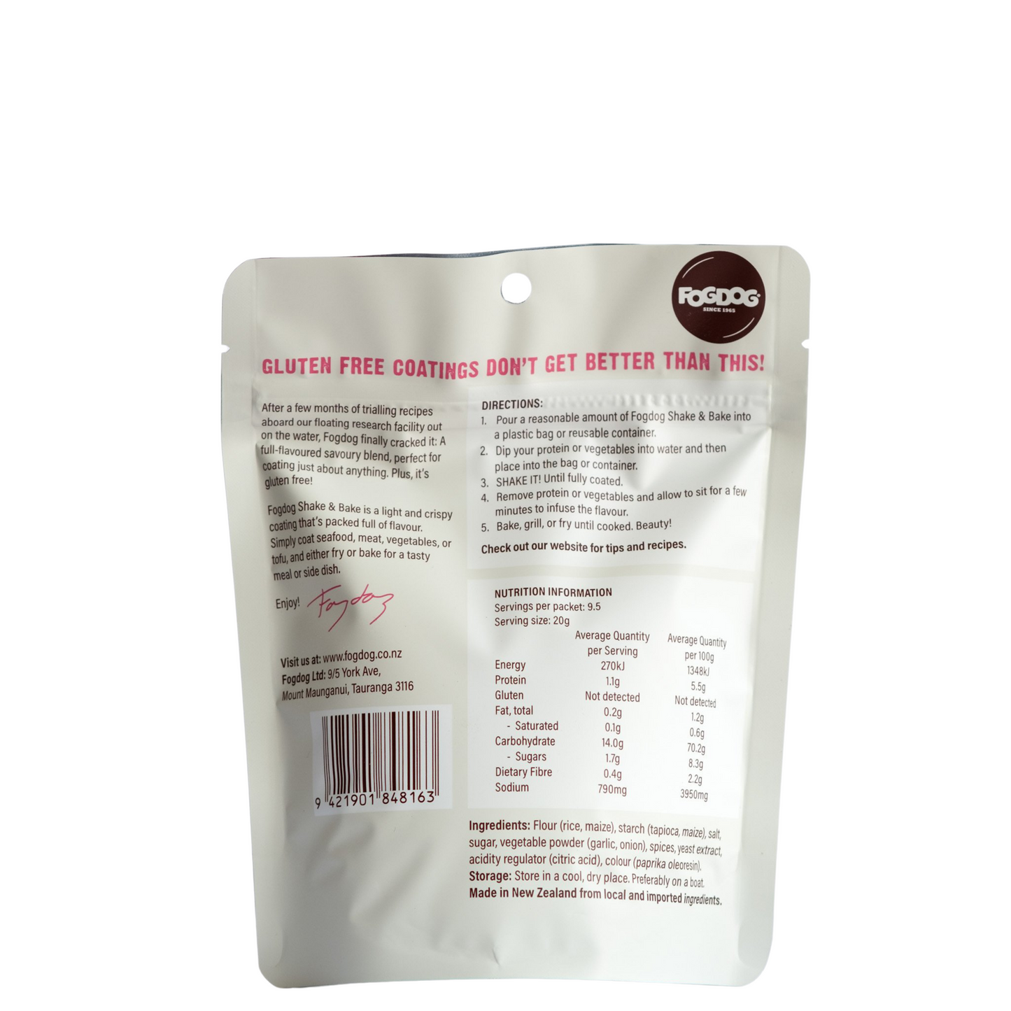 Gluten Free Shake & Bake Coating Mix