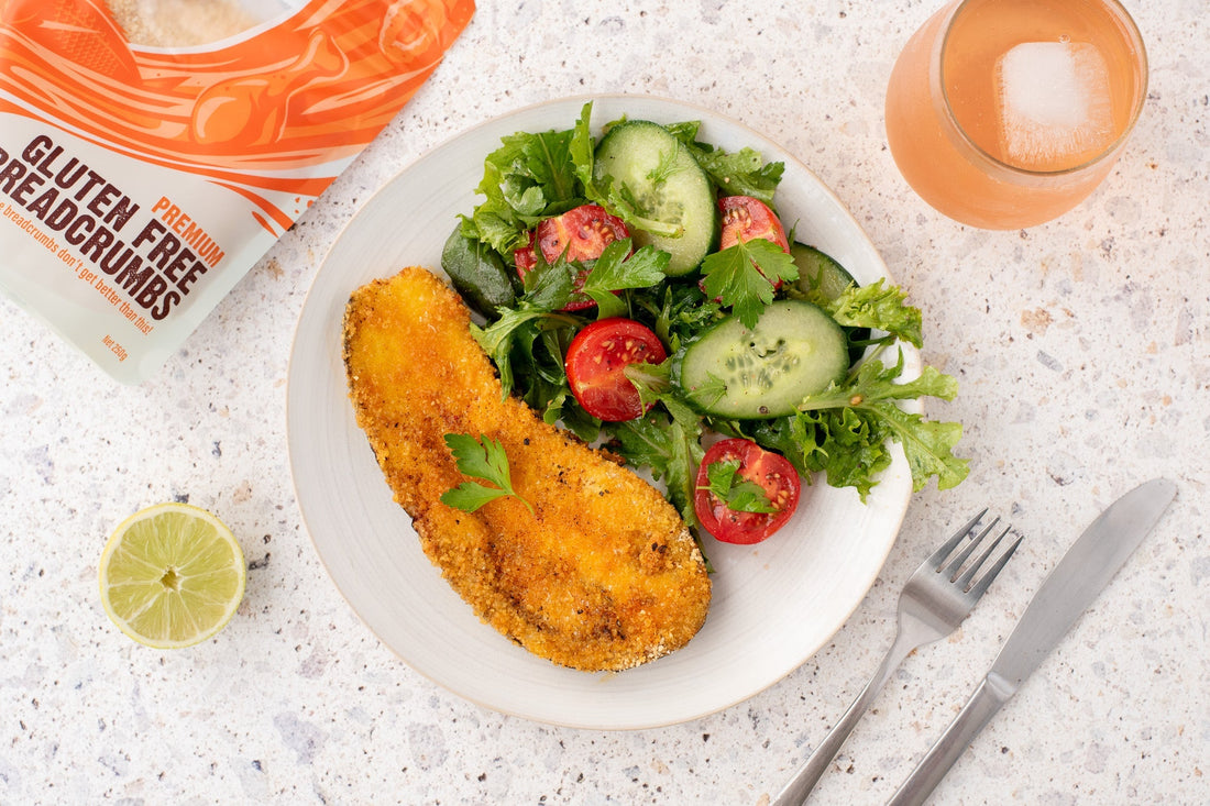 Crispy Gluten Free Eggplant Schnitzels