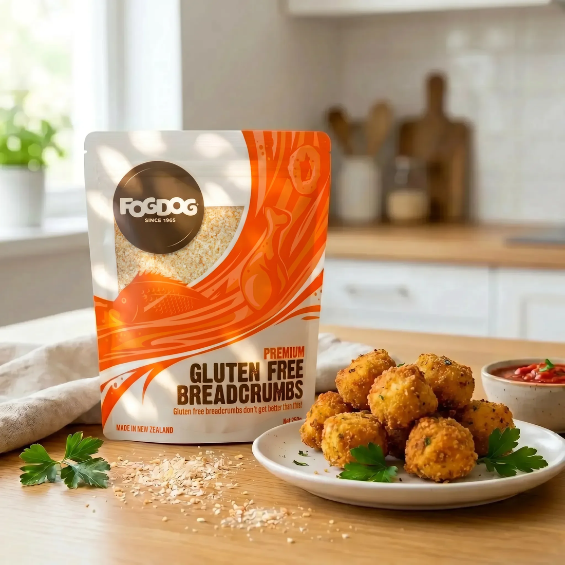Crunchy Arancini with Tomato Dipping Sauce